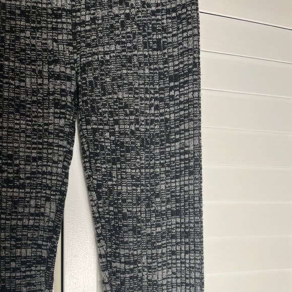 SANDRO Knit Wool Rib Flare Pants / Size 1 - Picture 3 of 5